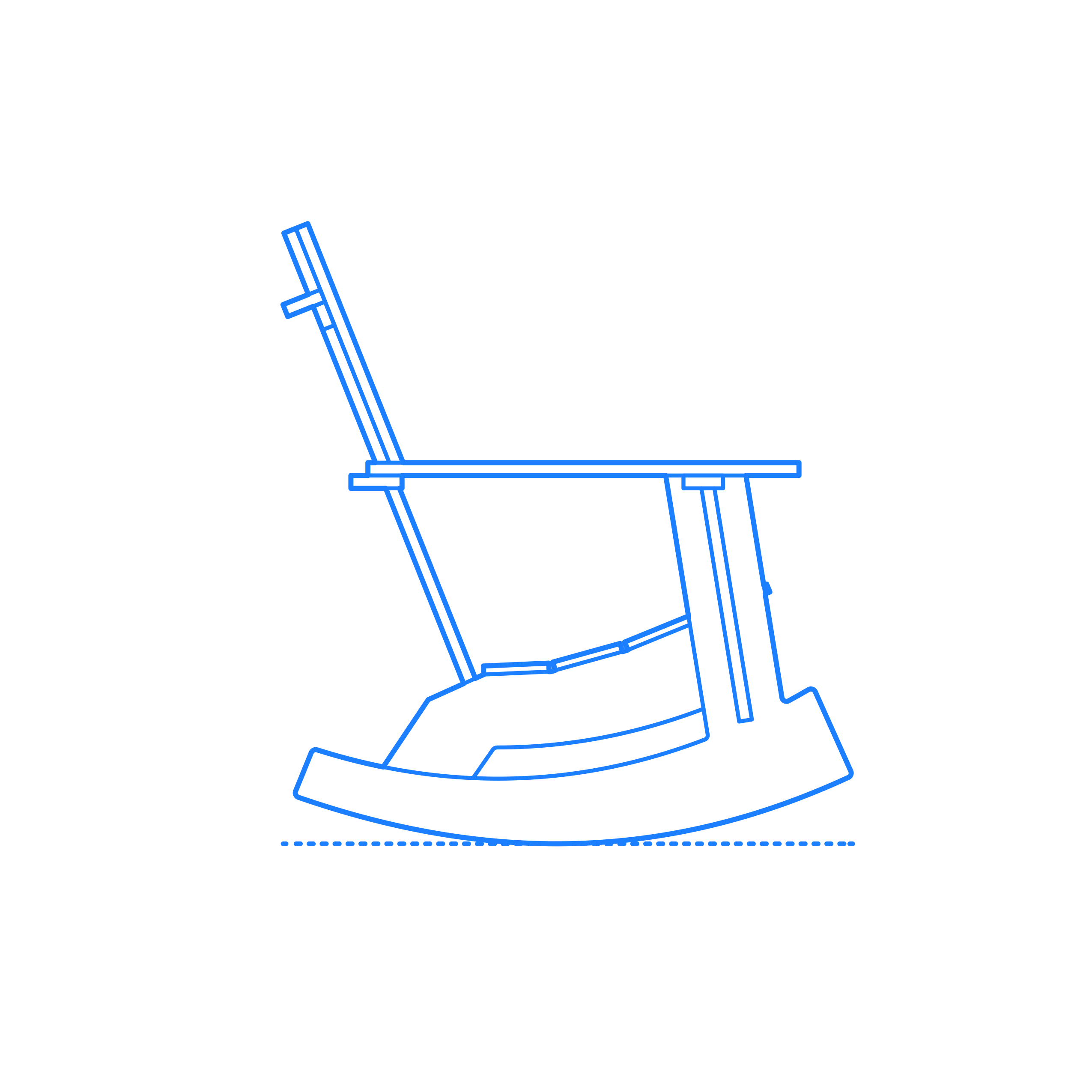 Furniture Rocking Chair Adirondack Rocker Stencil Svg Vector Free Vectors